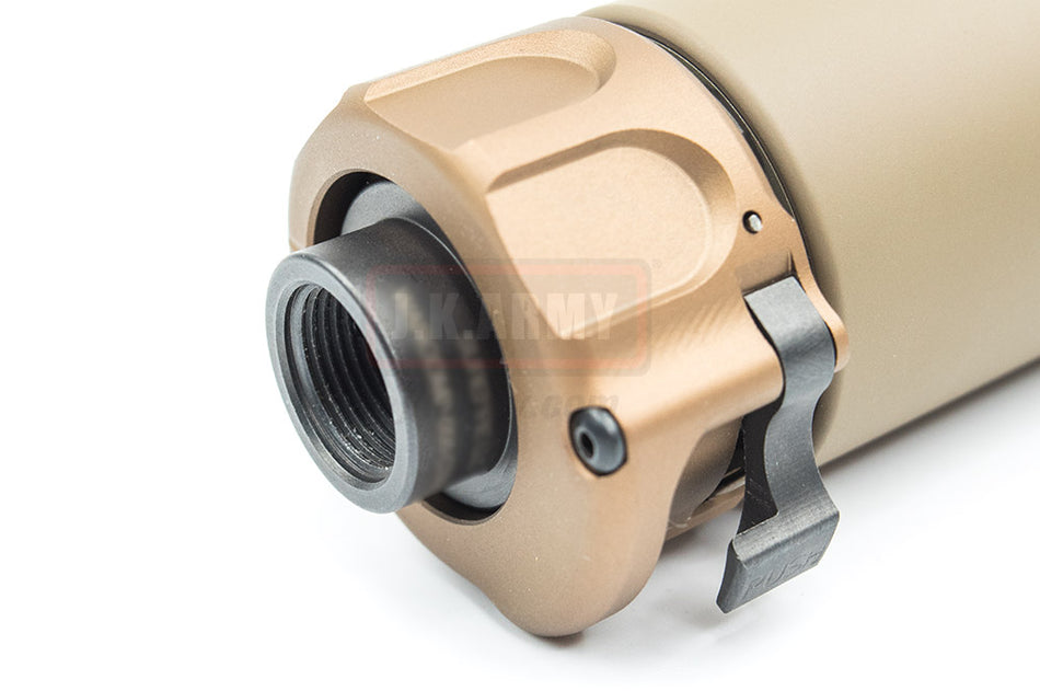 Artisan SF Style Muzzle Break with W Style Comp Flash Hider ( Black / Dark Earth ) ( 14mm CCW )-Dark Earth ( DE )