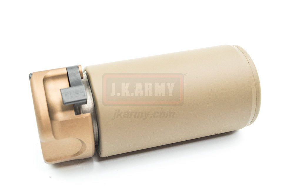 Artisan SF Style Muzzle Break with W Style Comp Flash Hider ( Black / Dark Earth ) ( 14mm CCW )-Dark Earth ( DE )