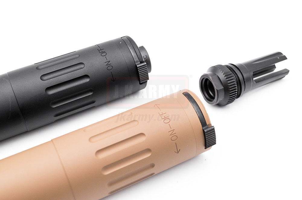 ARTISAN M4 2000 Style Dummy Barrel Extension with Flash Hider 14mm CCW ( BK / DE )-Dark Earth ( DE )