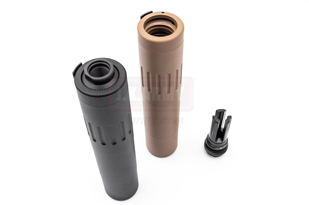 ARTISAN M4 2000 Style Dummy Barrel Extension with Flash Hider 14mm CCW ( BK / DE )-Dark Earth ( DE )