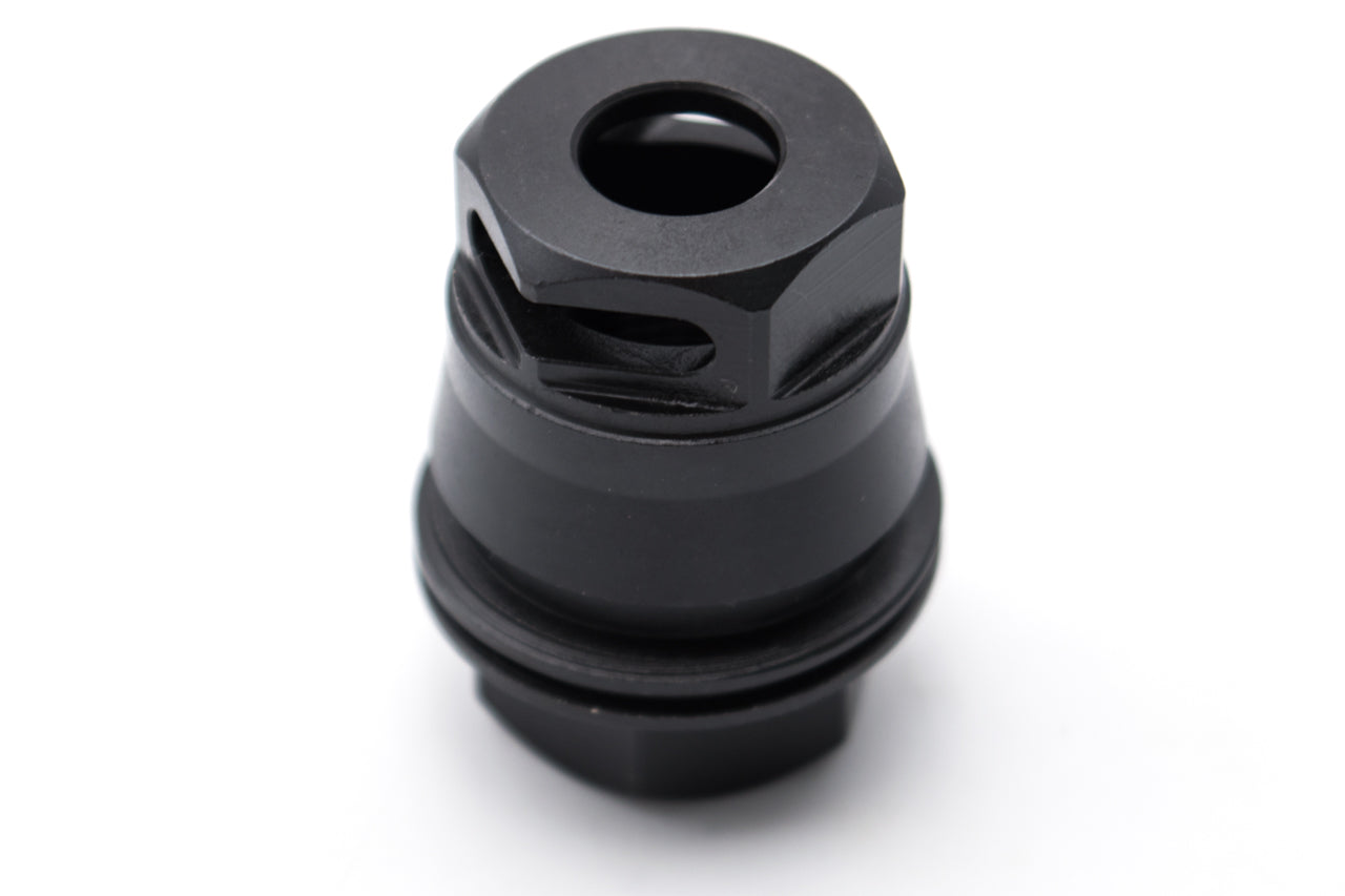 ARTISAN Taper-Lok Muzzle Brake Flash Hider for Airsoft MCX QD Dummy Suppressor ( Black ) ( QPQ )