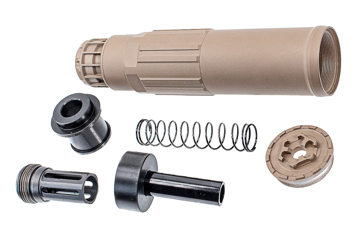 Artisan SGI-6 Style Dummy Suppressor / Barrel Extension ( Black / DE ) -FDE-PIG Style Flash Hider
