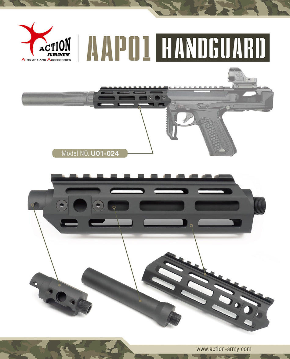 Action Army AAP01 M-LOK Rail Handguard ( AAP-01 )