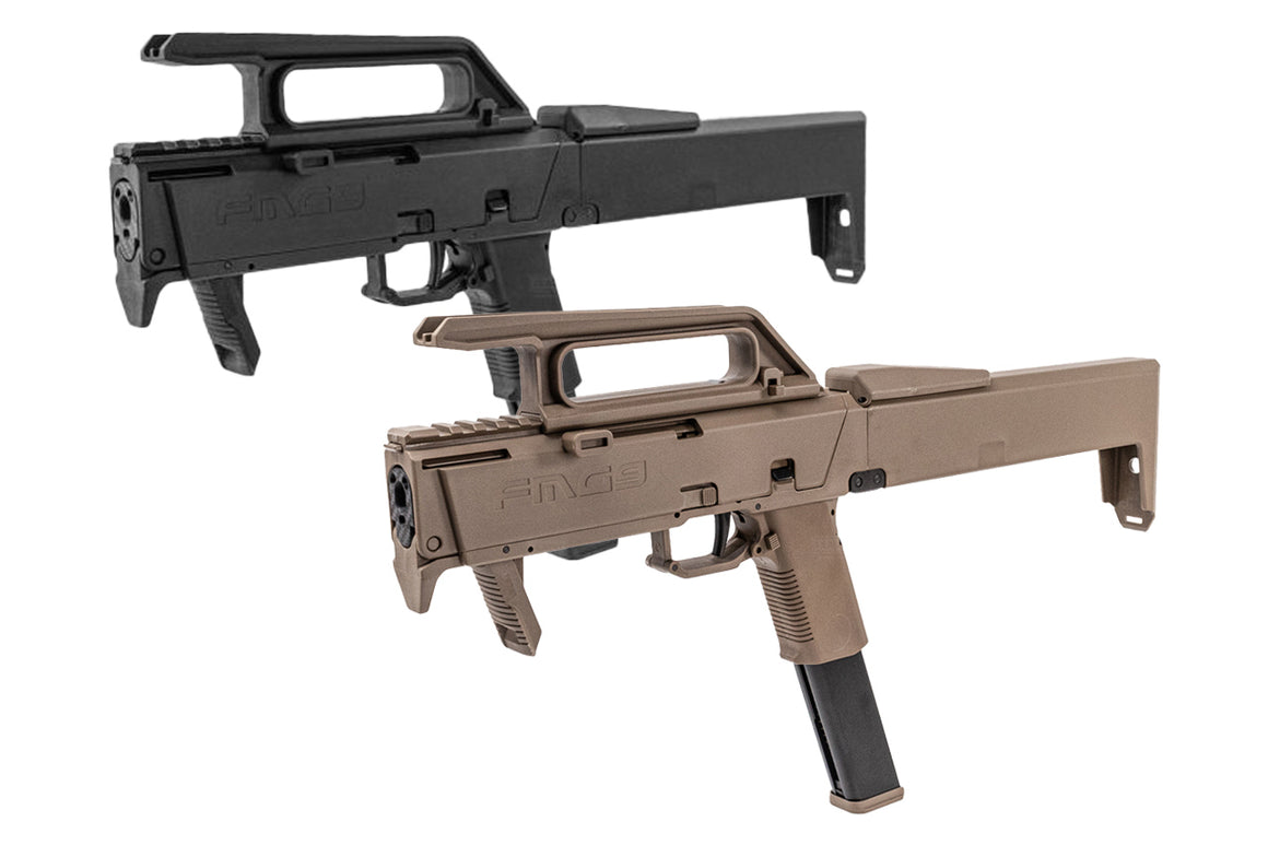 Acetech X Poseidon Deluxe Set FMG-9 GBB SMG Airsoft ( With Acetech AGENT Tracer Unit ) -FDE