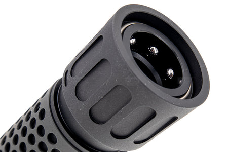 Acetech Predator MKIII Dummy Suppressor / Barrel Extension M14 CCW with Blaster MS Tracer Inside ( Black )