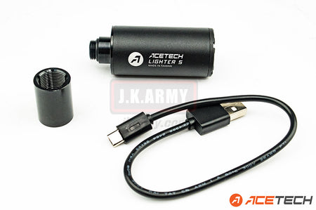 Acetech Lighter S Tracer Unit M11 Male CW Thread ( with Adapter M11 CW to M14 CCW )