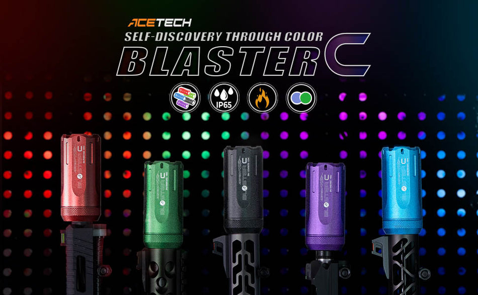 Acetech Blaster C Tracer Spitfire Unit ( with Flame Effect )-Purple