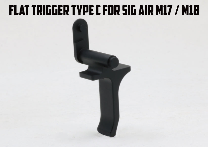 Revanchist Airsoft Flat Trigger Type C V2 For SIG AIR / VFC P320 M17 M18 GBBP