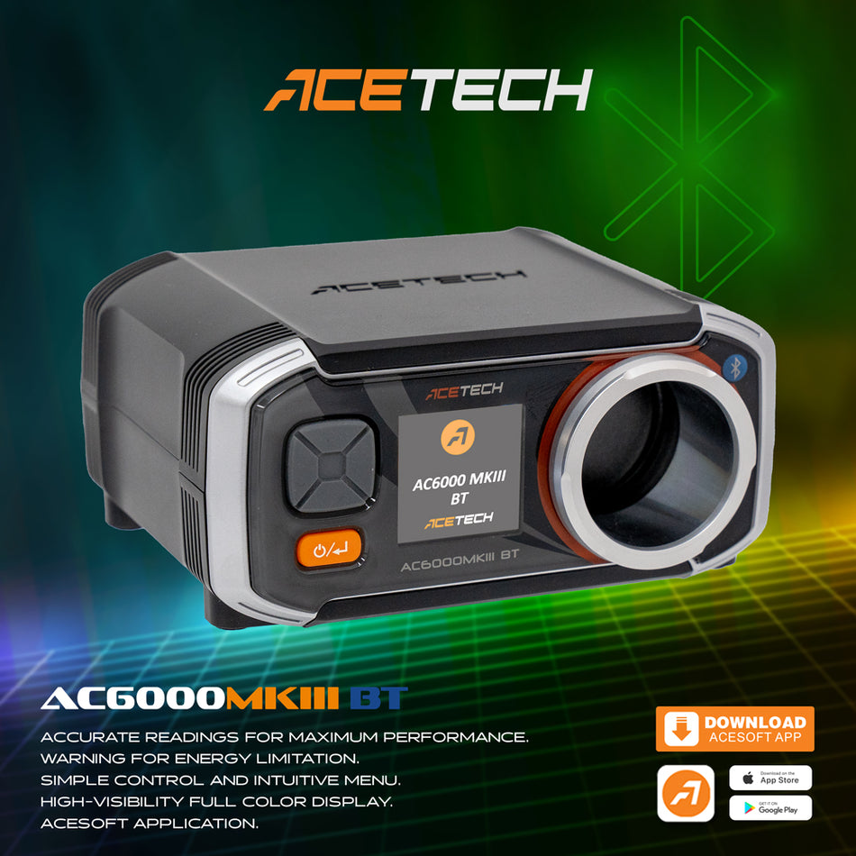 Acetech AC6000 MKIII BT Chronograph Premium Edition ( MK3 APP Bluetooth Version & Aluminum )