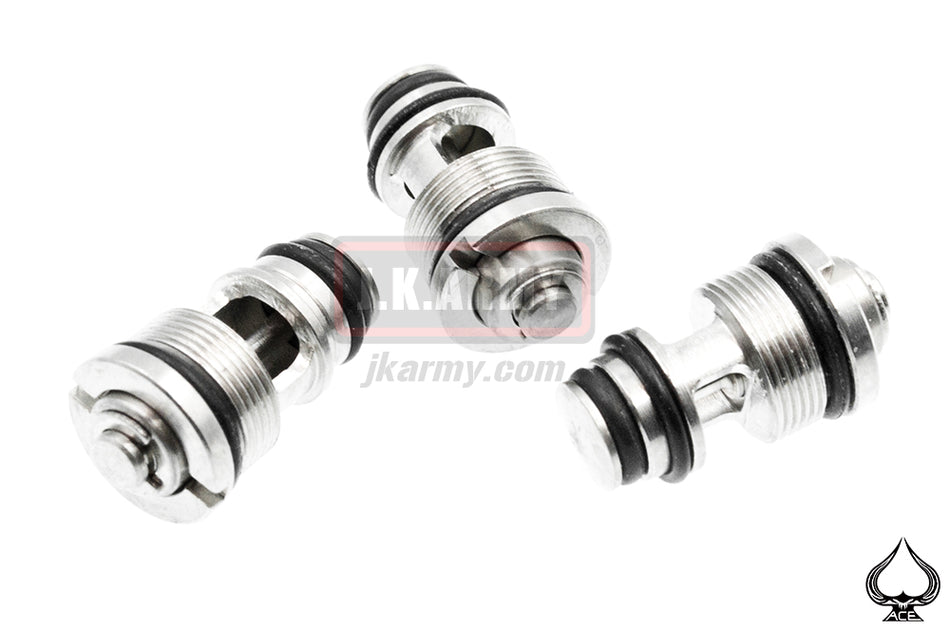 Ace 1 Arms 3 Pieces High Flow Short Type Valve for Marui G Series / M&P / M9 Series / PX4