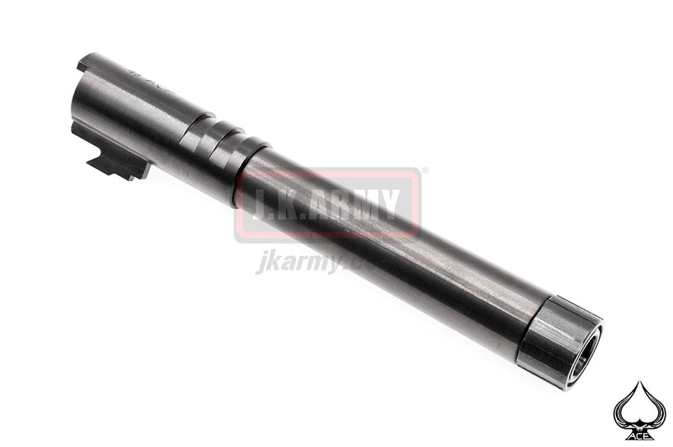 Ace 1 Arms TM Hi-Capa 5.1 Stainless Steel Threaded 14mm+ CW Bull Barrel ( Black with Titanium Coating )
