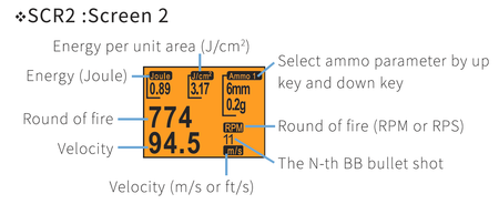 Acetech AC5000 BBs Shooting Airsoft Chronograph ( PAC5000-B-001 )