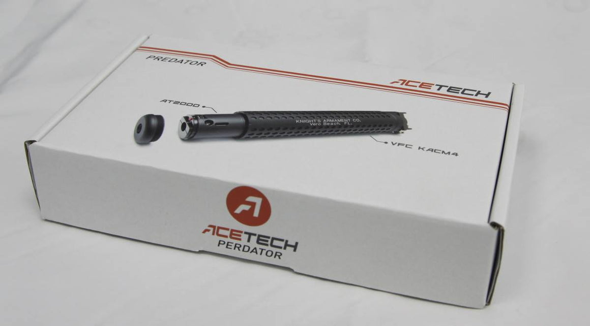 Acetech Predator BBs UV Tracer Unit ( AT2000R + VFC M4 KAC QD Dummy Suppressor / Barrel Extension w/ Flash Hider 14mm CCW )