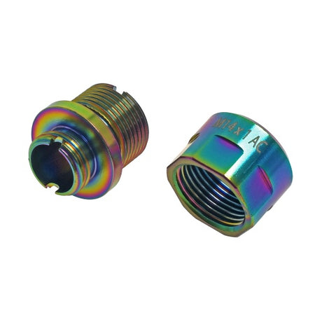 COW A01 Dummy Suppressor Adapter for TM Hi-Capa ( 11mm CW to 14mm CCW ) ( Rainbow )