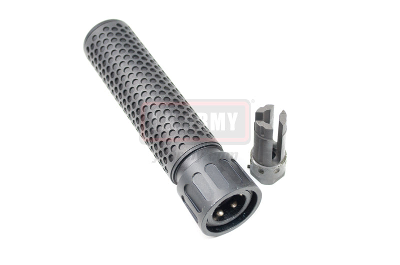 AF 7inch QDC Airsoft Suppressor 5.56 Style ( BK )