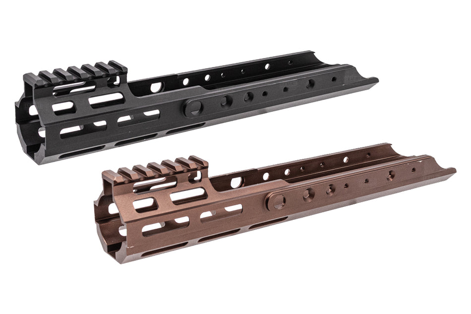 ARMY FORCE CNC Aluminum M-LOK Handguard Extension For SCAR-H Rifle Series -Black