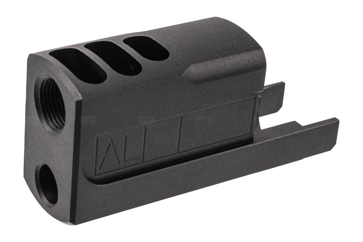 AF ALG Style Dummy Compensator With Suppressor Set For Marui TM / KSC M9 GBBP Series ( Hitman LEON The Professional M9 Comp )