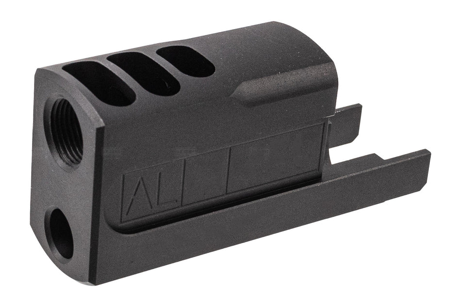 AF ALG Style Dummy Compensator With Suppressor Set For Marui TM / KSC M9 GBBP Series ( Hitman LEON The Professional M9 Comp )
