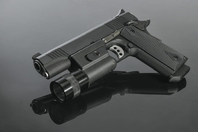 VFC 1911 Tactical Custom Airsoft GBB Pistol ( Black )