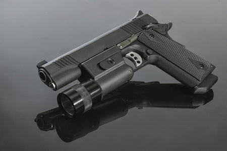 VFC 1911 Tactical Custom Airsoft GBB Pistol ( Black )