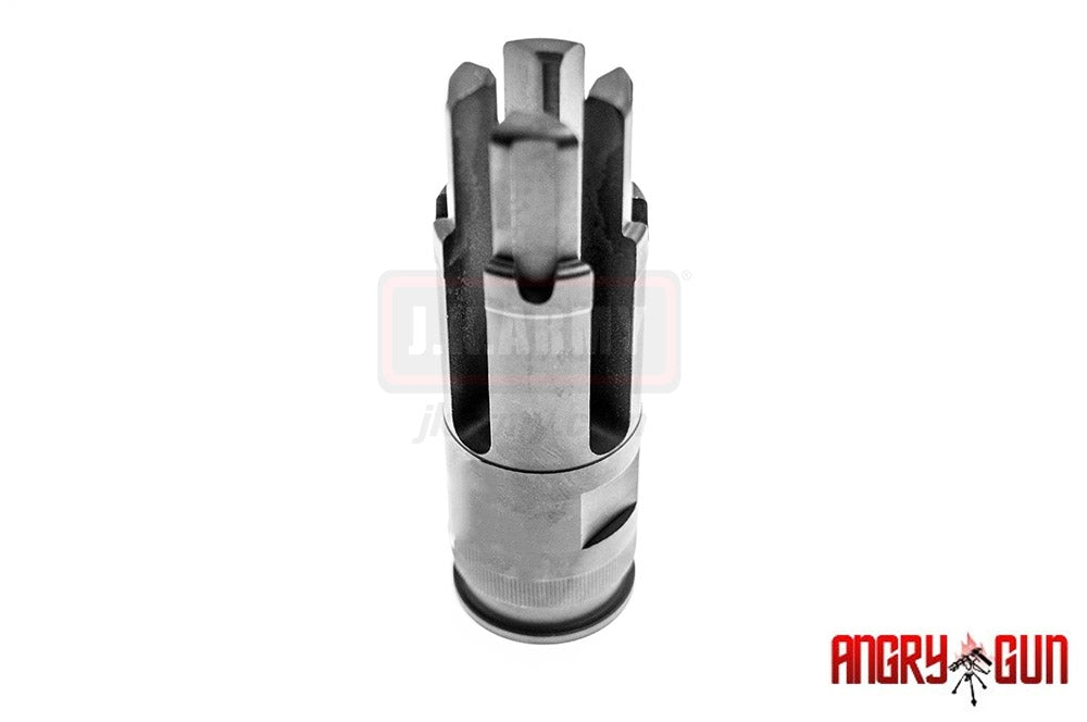 Angry Gun SF216A Style Airsoft Flash Hider 14mm-14mm Counter-Clockwise - ( 14CCW )