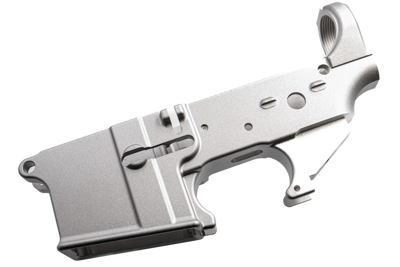 Angry Gun CNC Blank Lower Receiver ( Semi Version ) for Marui TM M4 MWS / MTR GBBR ( No Marking )