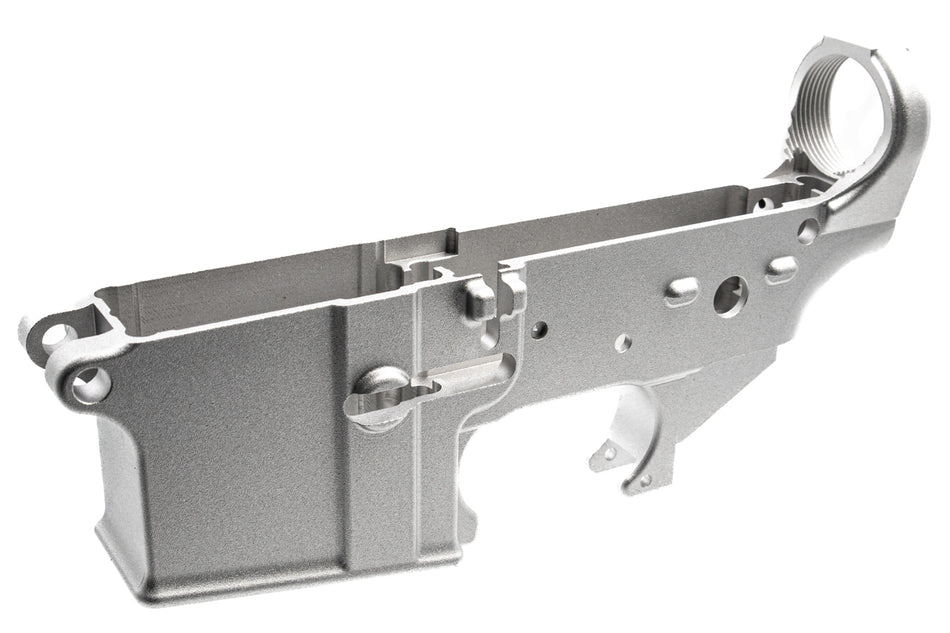 Angry Gun CNC Blank Lower Receiver ( Semi Version ) for Marui TM M4 MWS / MTR GBBR ( No Marking )