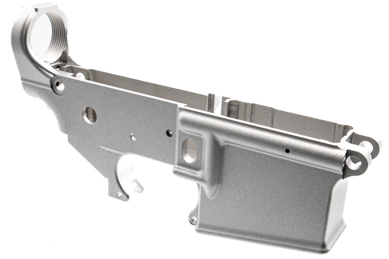 Angry Gun CNC Blank Lower Receiver ( Semi Version ) for Marui TM M4 MWS / MTR GBBR ( No Marking )