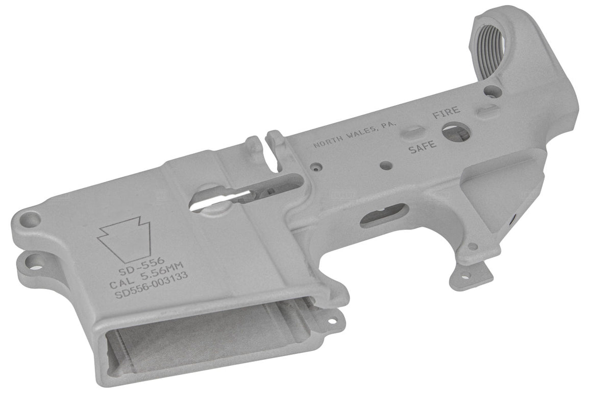 Angry Gun G Style CNC Lower Receiver ( Semi Version ) for Marui TM M4 MWS / MTR GBBR ( Blank Color )