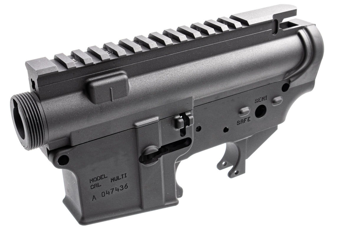 Angry Gun CNC Upper & Lower Receiver ( Semi Version ) for Marui TM M4 MWS / MTR GBBR - GEI Style