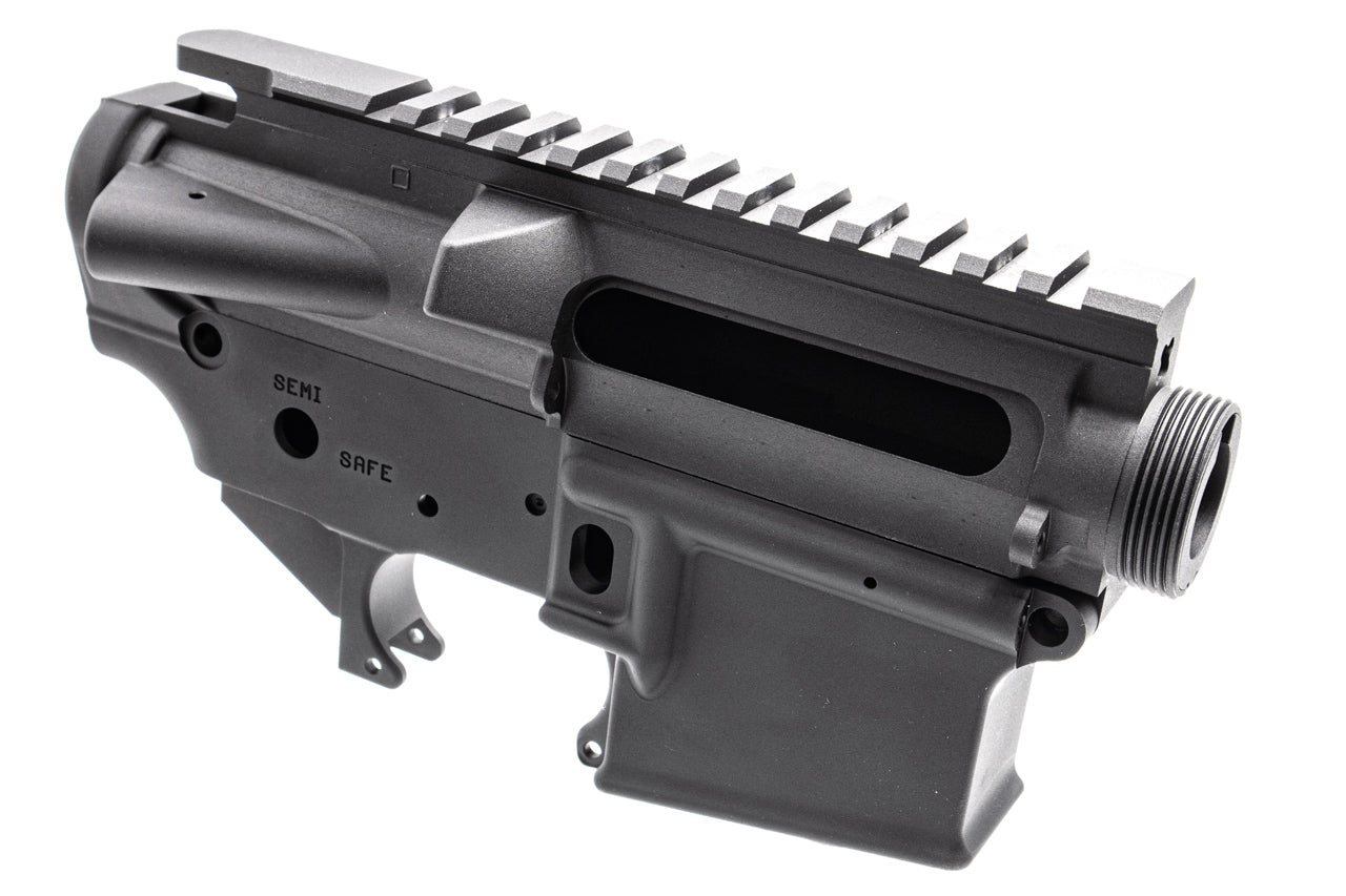 Angry Gun CNC Upper & Lower Receiver ( Semi Version ) for Marui TM M4 MWS / MTR GBBR - GEI Style