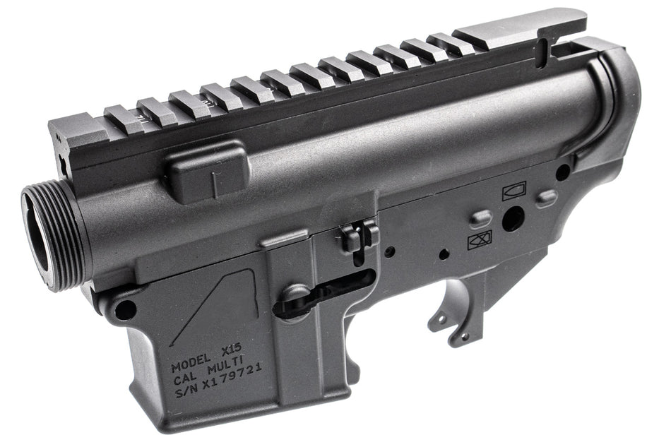Angry Gun CNC Upper & Lower Receiver ( Semi Version ) for Marui TM M4 MWS / MTR GBBR - GEI Style