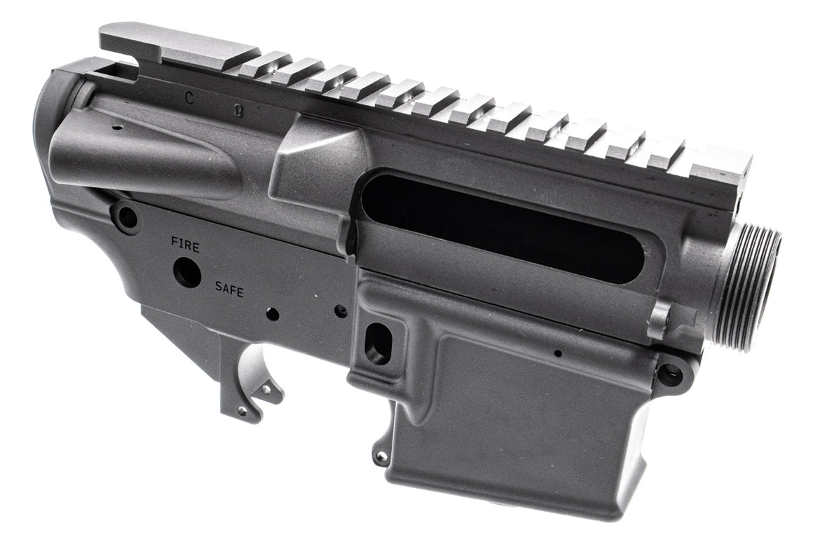 Angry Gun CNC Upper & Lower Receiver ( Semi Version ) for Marui TM M4 MWS / MTR GBBR - GEI Style