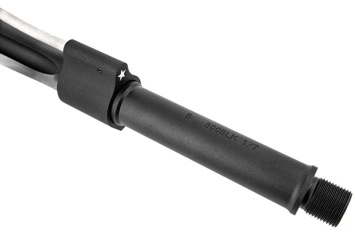 Angry Gun BC* 9" 300BLK Outer Barrel Set for Marui TM MWS GBB Series ( Black ) ( 14mm CCW )