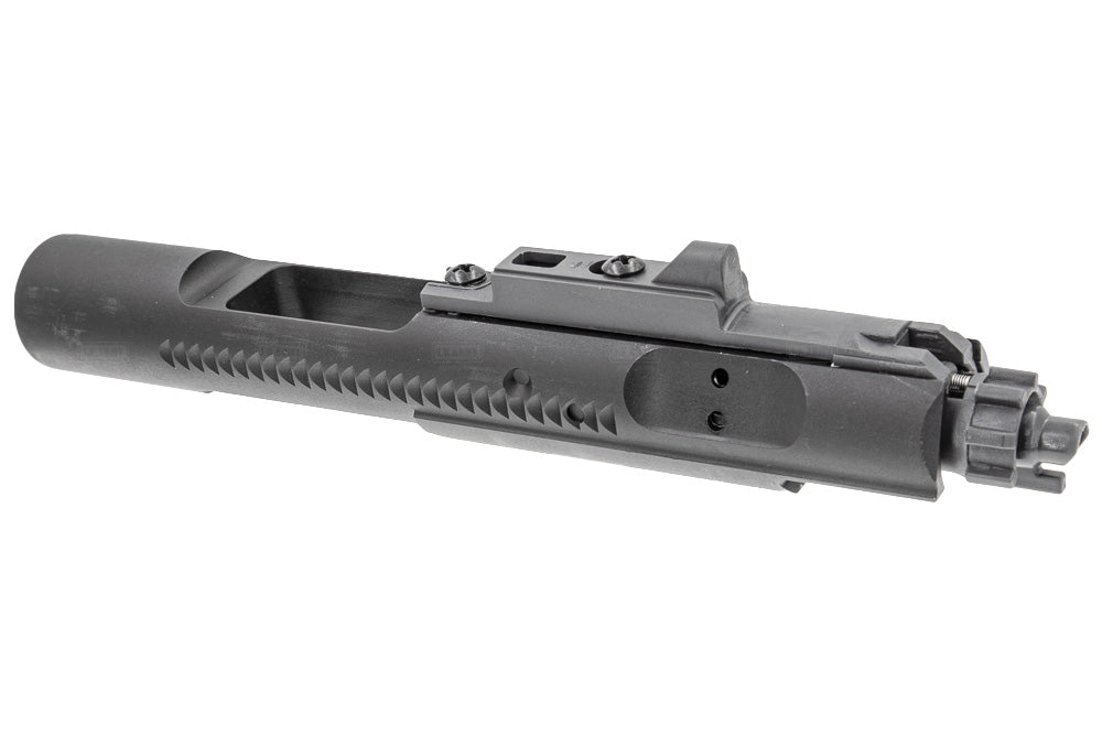 Angry Gun Monolithic Steel Complete Bolt Carrier With Gen 2 MPA Nozzle For Marui TM MWS GBBR ( Blank / BC* / AERO / G Style ) ( Black )-GEI Style