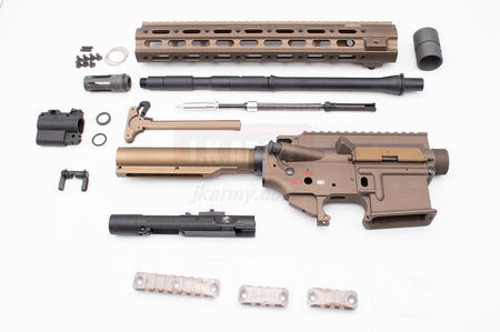Angry Gun 416D TM MWS Conversion Kit with 14.5 inch SMR Rail ( Black / FDE ) ( Marui MWS )-FDE