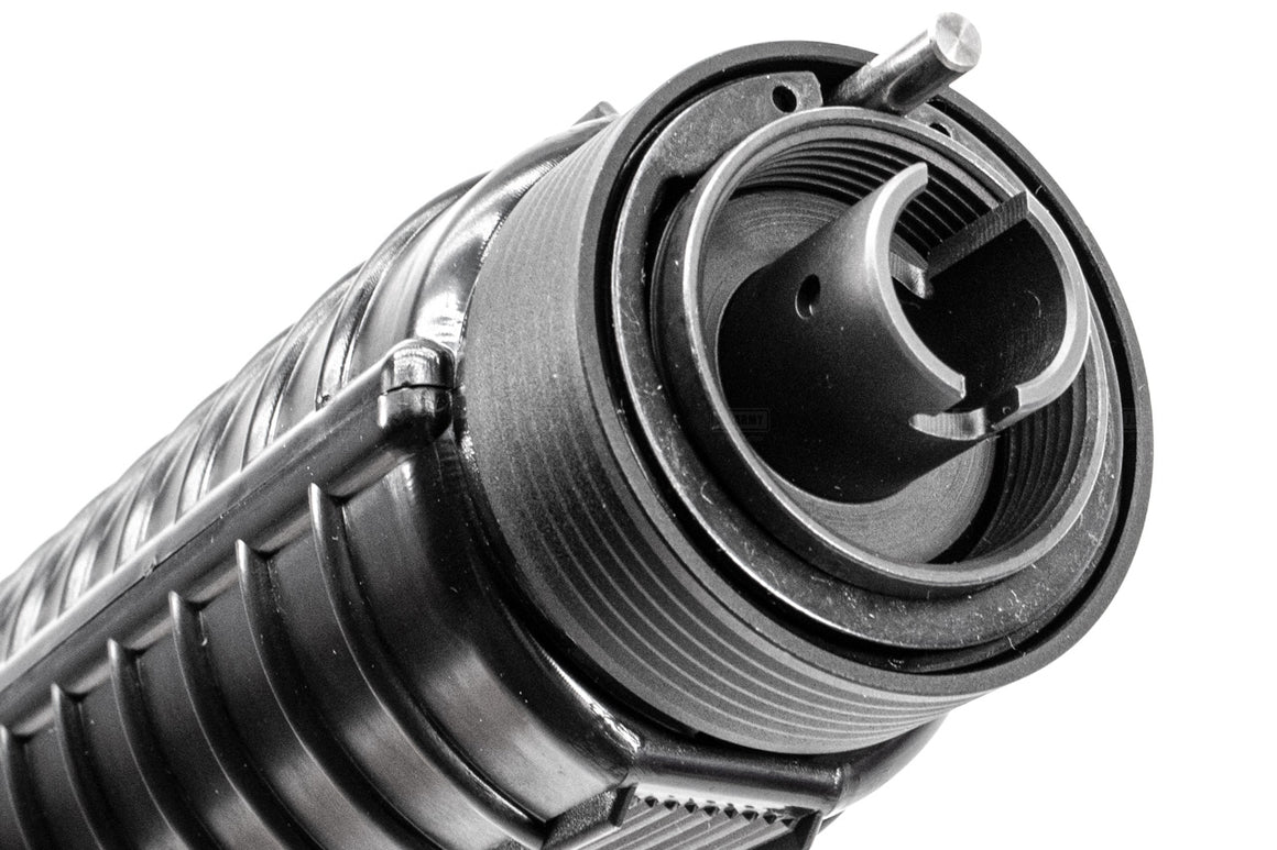 Angry Gun M653 Style Steel Outer Barrel Front Set for Marui TM M4 MWS GBBR ( M16A1 14.5" Early Ver. Barrel Nut )