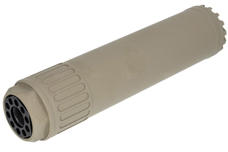 Angry Gun Tornado Dummy Airsoft Dummy Suppressor / Barrel Extension Series / with Acetech Blaster Module Tracer ( MK16 URGI / HK417,M110A1 SDMR / AR15/M4/416 Version )-Black-AR15 / M4 / 416 Version-with Tracer