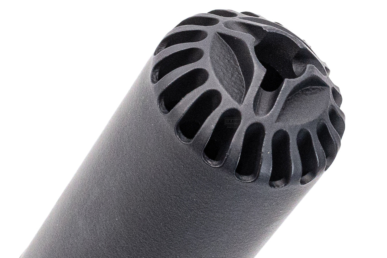 Angry Gun 3D-Printed Stainless Steel 556K Airsoft Barrel Extension ( 14mm CCW )-FDE