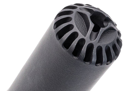 Angry Gun 3D-Printed Stainless Steel 556K Airsoft Barrel Extension ( 14mm CCW )-FDE