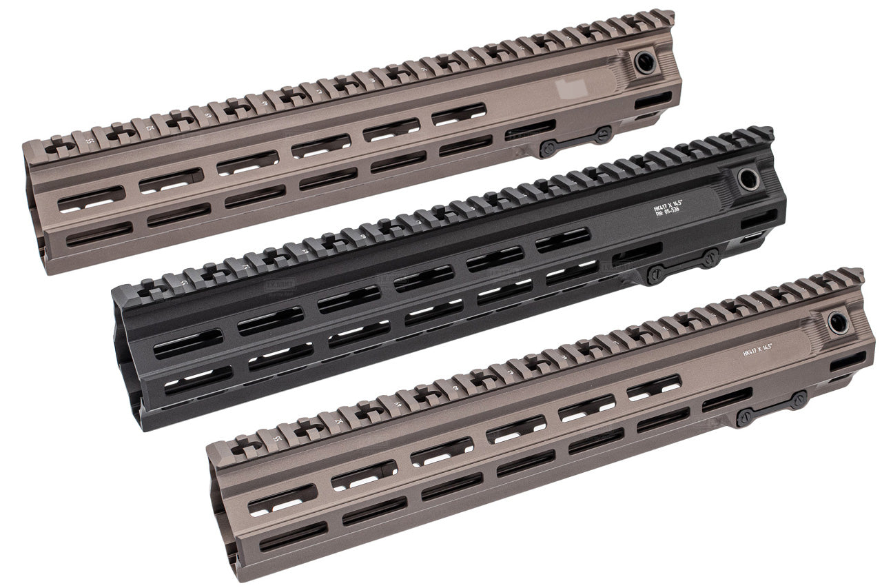 Angry Gun G Style HK417 / M110A1 SDMR M-LOK Handguard Rail For Umarex / VFC / KWA HK417 AEG / GBB / Toyko Marui TM 417 EBB NGRS Series-G Style-Black