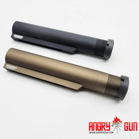 Angry Gun G Style MIL-SPEC CNC 6 Position Buffer Tube for TM MWS GBB / WA WE VFC GHK GBB-DDC ( Desert Dirt Color )-Tokyo Marui MWS