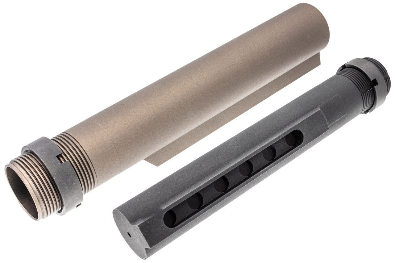Angry Gun G Style MIL-SPEC CNC 6 Position Buffer Tube for TM MWS GBB / WA WE VFC GHK GBB-DDC ( Desert Dirt Color )-Tokyo Marui MWS