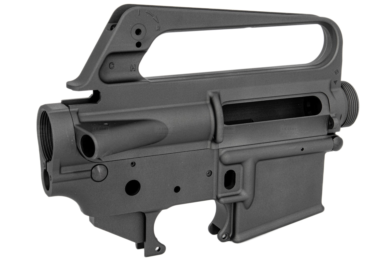Angry Gun COLT M16A1 CNC Upper & Lower Receiver for Marui TM MWS / MTR GBB ( Colt Licensed w/ Roll Marking Press )