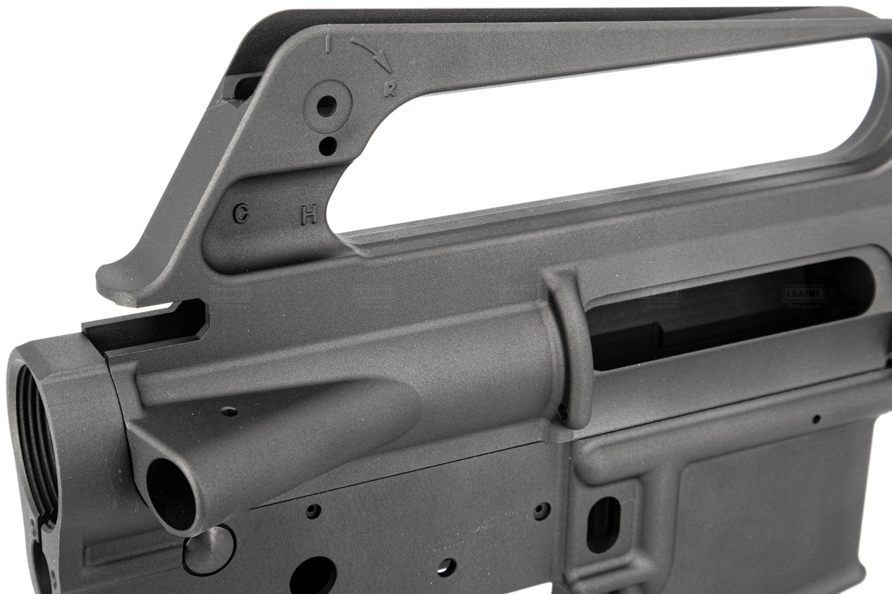 Angry Gun COLT M16A1 CNC Upper & Lower Receiver for Marui TM MWS / MTR GBB ( Colt Licensed w/ Roll Marking Press )