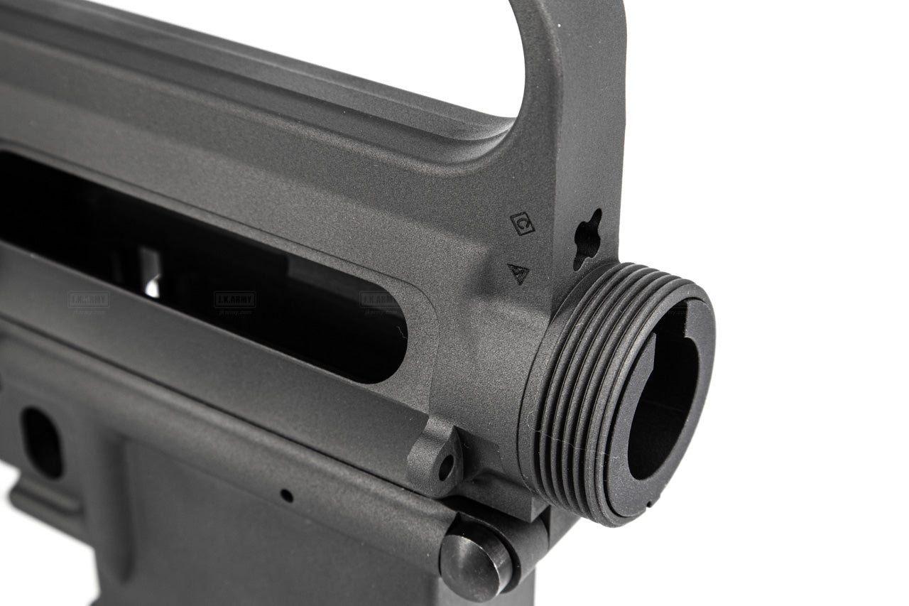 Angry Gun COLT M16A1 CNC Upper & Lower Receiver for Marui TM MWS / MTR GBB ( Colt Licensed w/ Roll Marking Press )