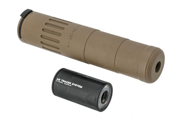 Angry Gun M4-2000 DEVGRU Contract Style Airsoft Tracer QD Barrel Extension ( Tracer Version )