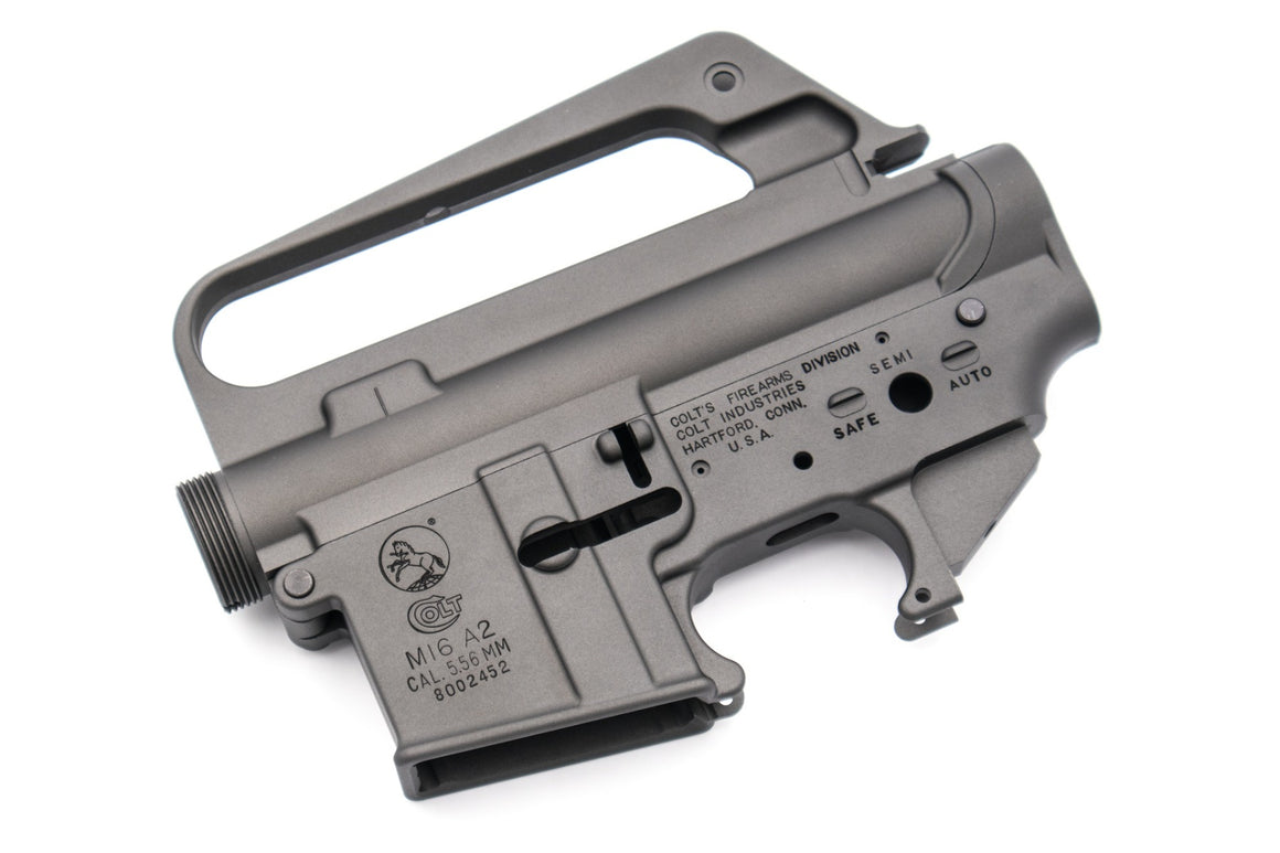 Angry Gun COLT 723 / 733 M16 A2 CNC Upper & Lower Receiver for Marui TM MWS / MTR GBB ( Colt Licensed w/ Roll Marking Press )
