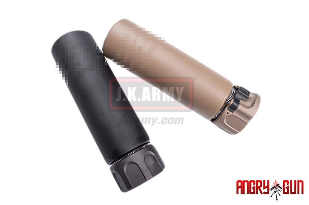 Angry Gun Socom556 Mini Mock Dummy Barrel Extension with Flash Hider ( 14CCW ) Short ( BK )