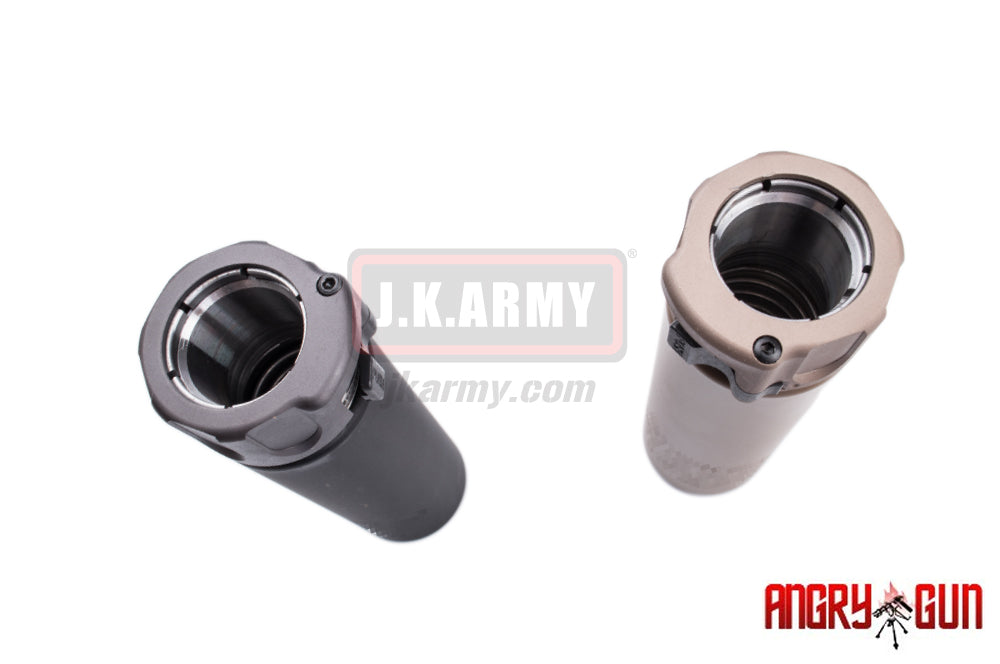 Angry Gun Socom556 Mini Mock Dummy Barrel Extension with Flash Hider ( 14CCW ) Short ( DE )